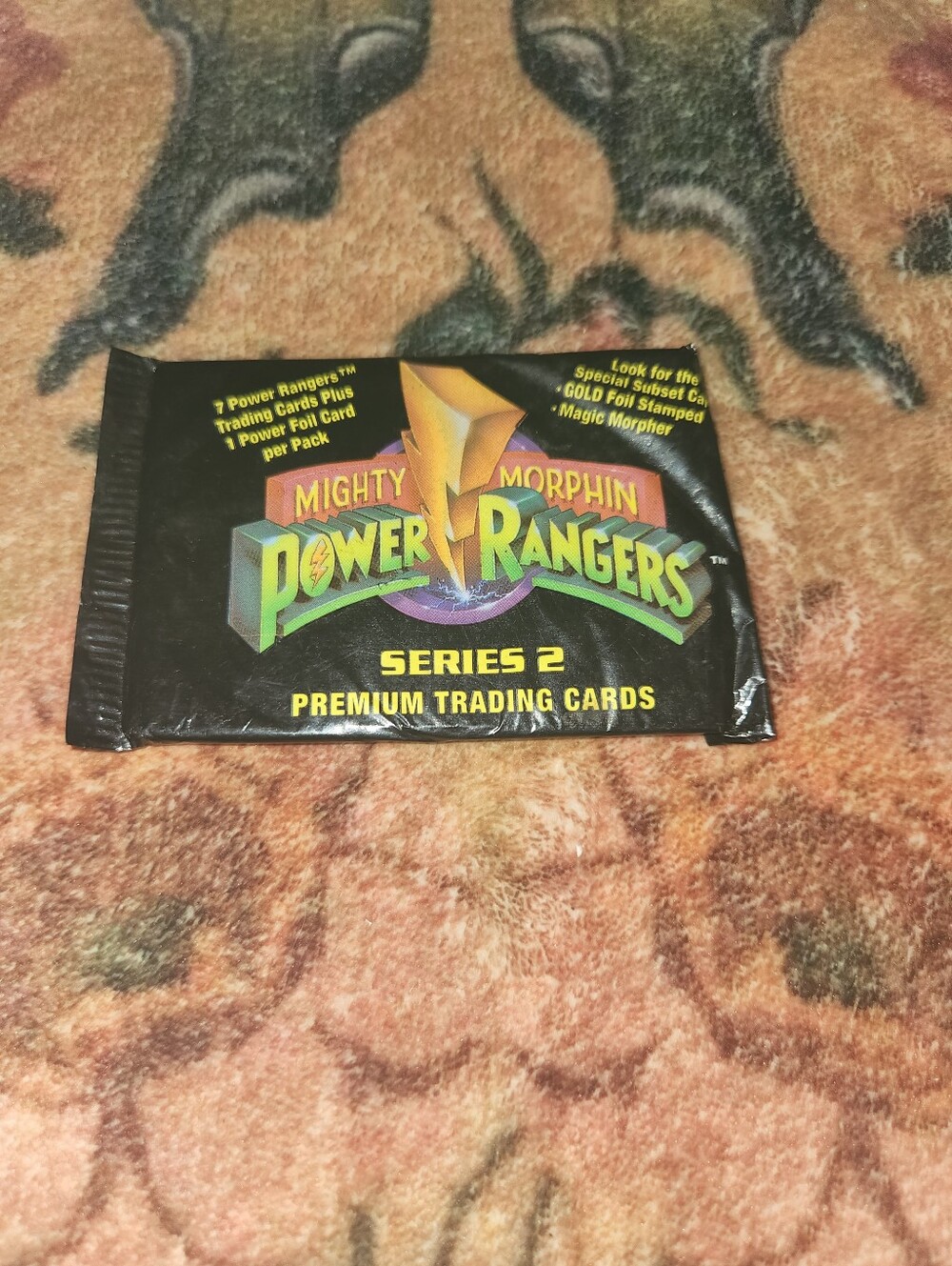 Vintage 1994 Mighty Morphin Power Rangers Series 2 sealed trading card pack